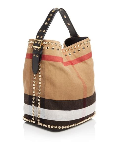 burberry brit medium studded ashby hobo|Burberry her men's clothing.